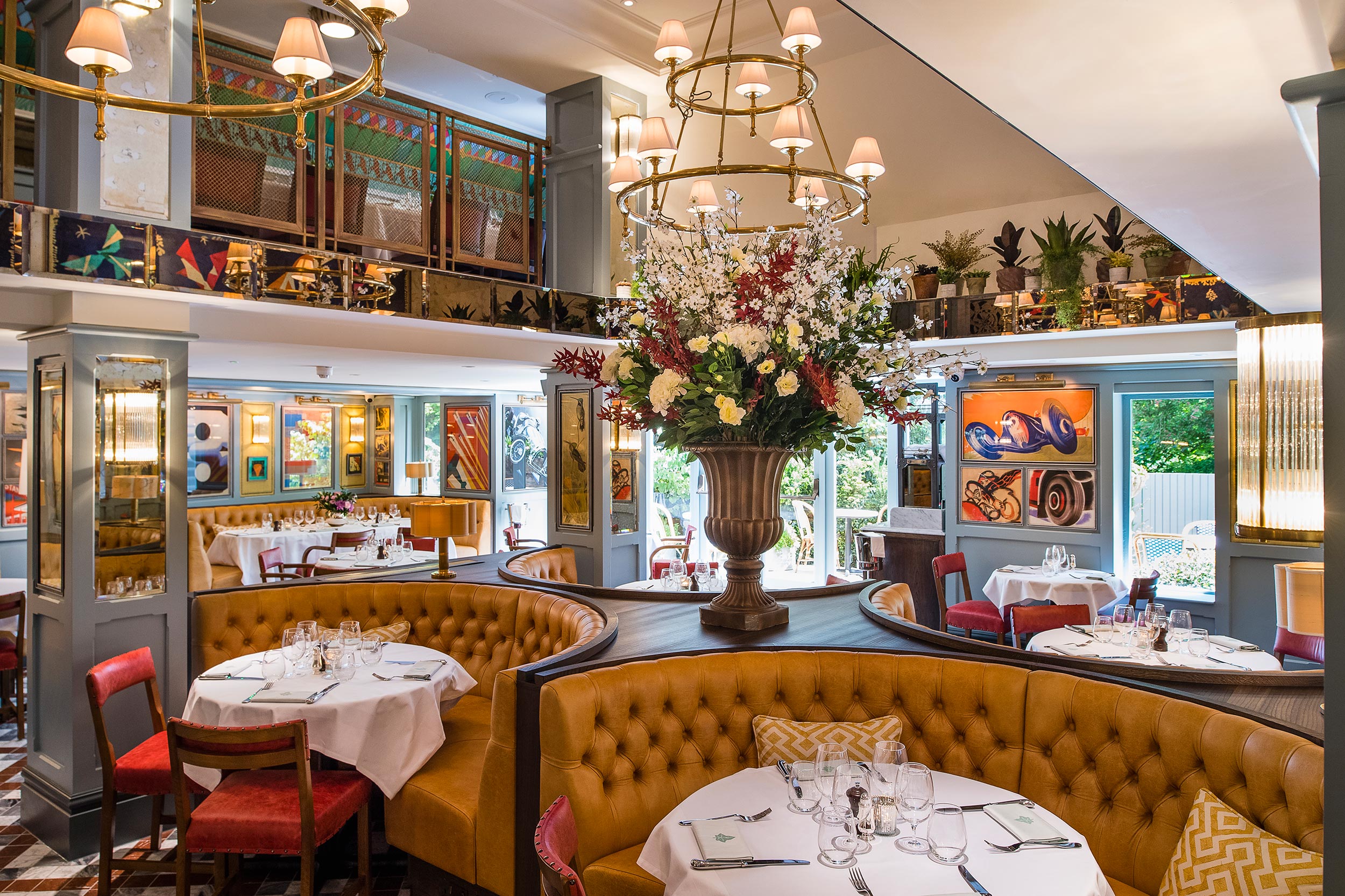 The Ivy Cobham Brasserie restaurant interiors 1