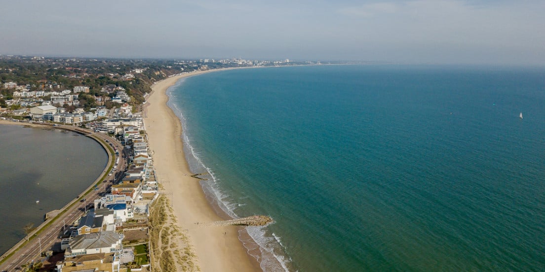 canford cliffs beach